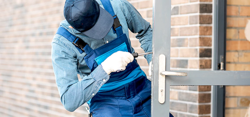 Pivot Storefront Door Locks Installation in San Bernardino, California