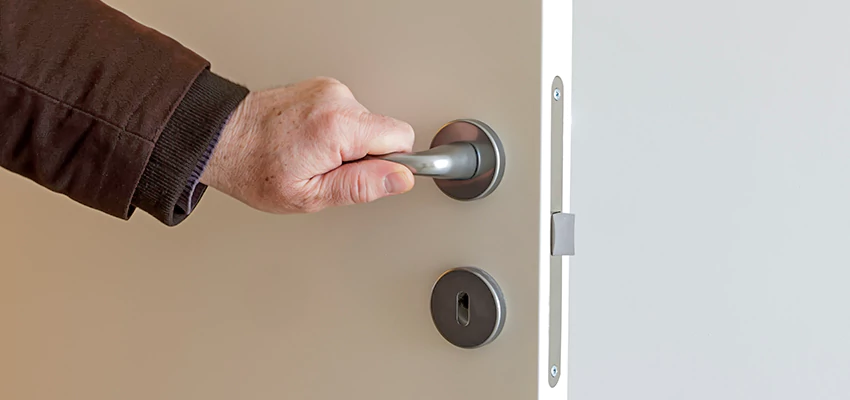 Restroom Locks Privacy Bolt Installation in San Bernardino, California